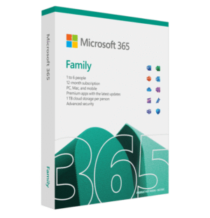 Office 365 Family 12 Months 1 TB Storage Windows/Mac